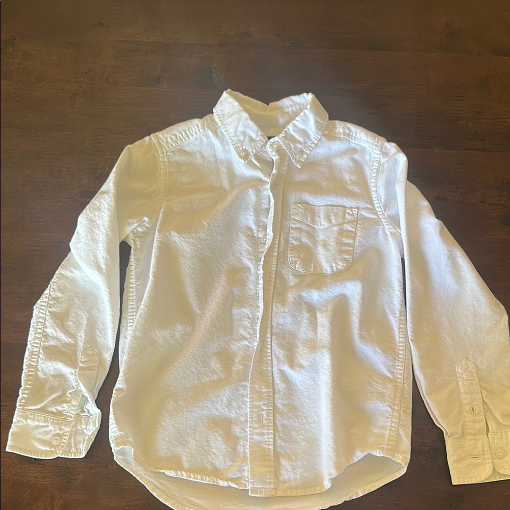 The Children's Place White Button Down Shirt